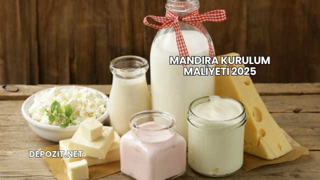 Mandıra Kurulum Maliyeti 2025