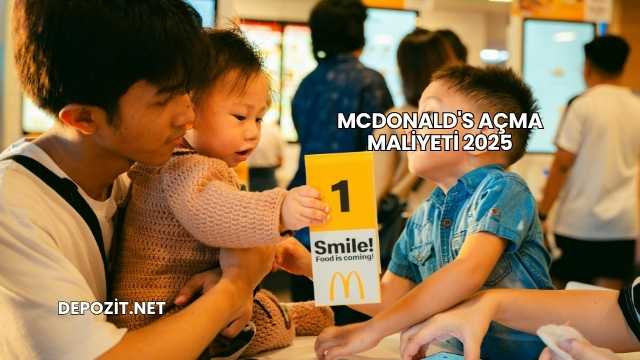 McDonald's Açma Maliyeti 2025
