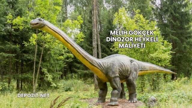 Melih Gökçek Dinozor Heykeli Maliyeti