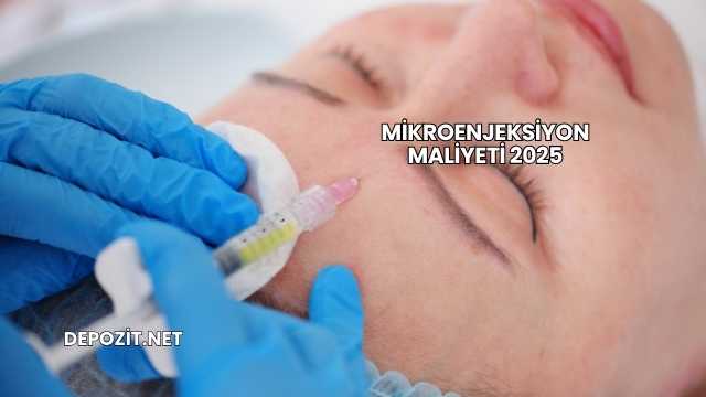 Mikroenjeksiyon Maliyeti 2025