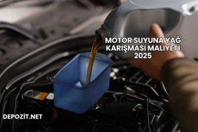 Motor Suyuna Yağ Karışması Maliyeti 2025