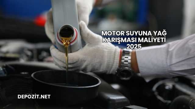 Motor Suyuna Yağ Karışması Maliyeti 2025