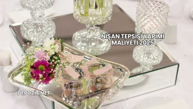 Nişan Tepsisi Yapımı Maliyeti 2025