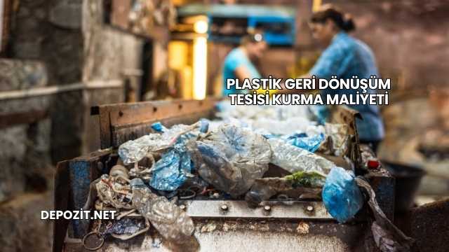 Plastik Geri Dönüşüm Tesisi Kurma Maliyeti