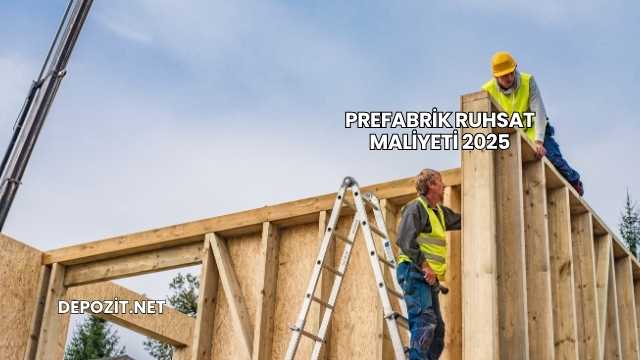 Prefabrik Ruhsat Maliyeti 2025