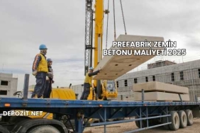Prefabrik Zemin Betonu Maliyeti 2025