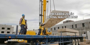 Prefabrik Zemin Betonu Maliyeti 2025
