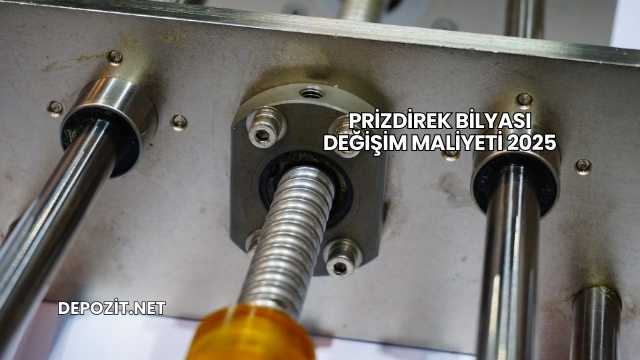 Prizdirek Bilyası Değişim Maliyeti 2025