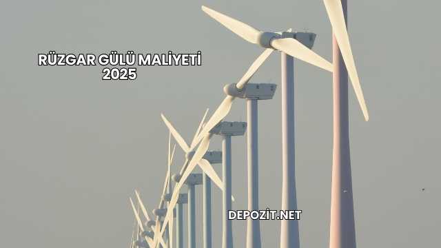 Rüzgar Gülü Maliyeti 2025