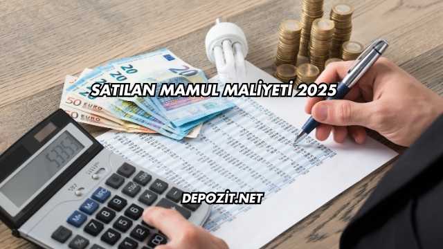 Satılan Mamul Maliyeti 2025