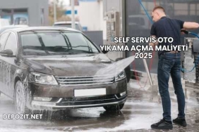 Self Servis Oto Yıkama Açma Maliyeti 2025