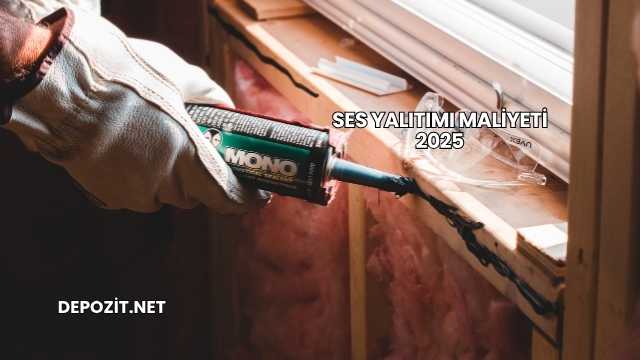 Ses Yalıtımı Maliyeti 2025