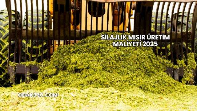 Silajlık Mısır Üretim Maliyeti 2025