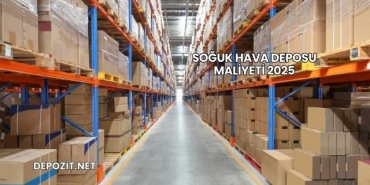 Soğuk Hava Deposu Maliyeti 2025