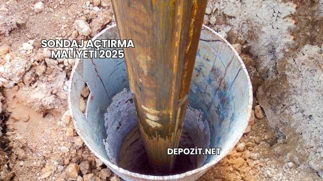 Sondaj Açtırma Maliyeti 2025