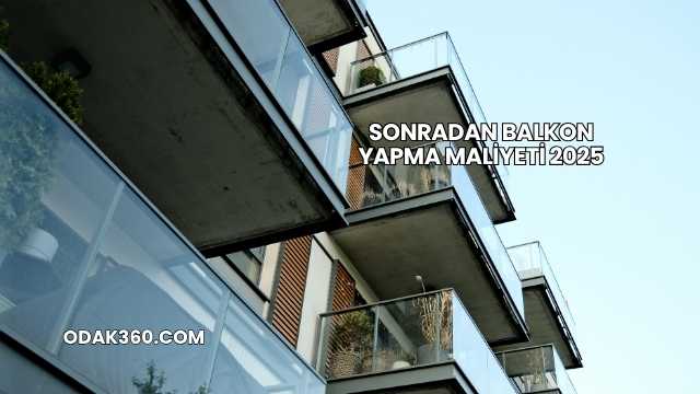 Sonradan Balkon Yapma Maliyeti 2025
