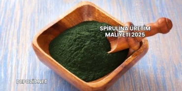 Spirulina Üretim Maliyeti 2025