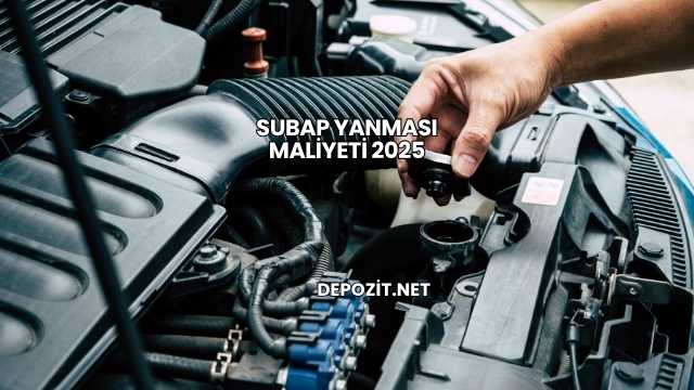 Subap Yanması Maliyeti 2025