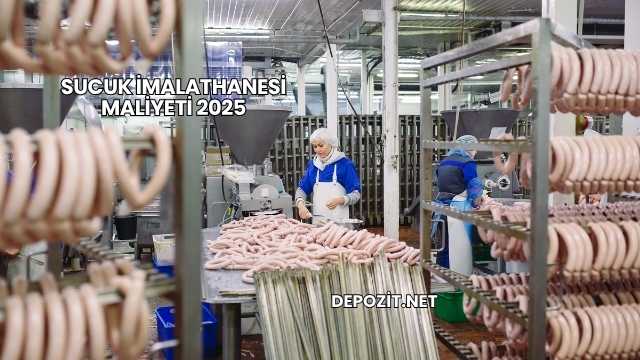Sucuk İmalathanesi Maliyeti 2025