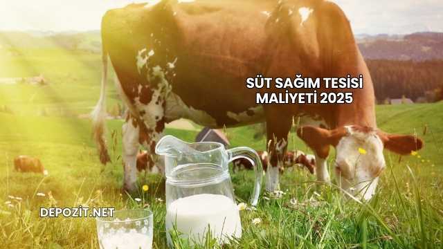 Süt Sağım Tesisi Maliyeti 2025
