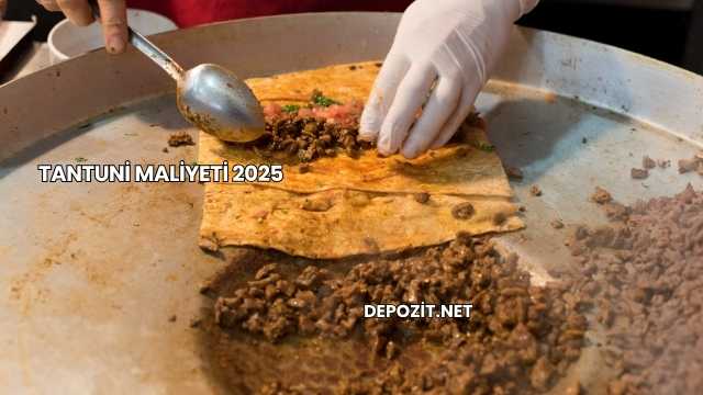 Tantuni Maliyeti 2025