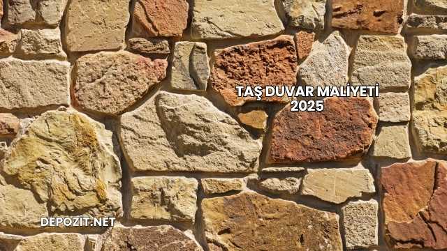 Taş Duvar Maliyeti 2025