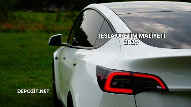 Tesla Üretim Maliyeti 2025