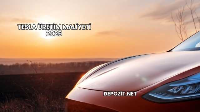 Tesla Üretim Maliyeti 2025
