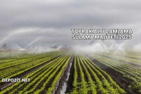 Toprak Altı Damlama Sulama Maliyeti 2025
