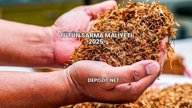Tütün Sarma Maliyeti 2025