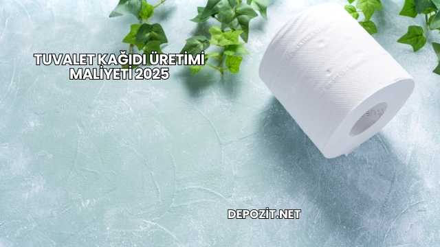 Tuvalet Kağıdı Üretimi Maliyeti 2025