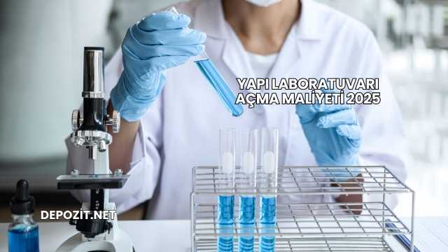 Yapı Laboratuvarı Açma Maliyeti 2025