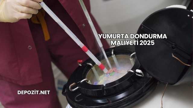 Yumurta Dondurma Maliyeti 2025