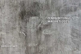 Zemin Betonu Maliyeti 2025