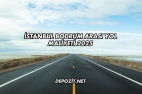 İstanbul Bodrum Arası Yol Maliyeti 2025