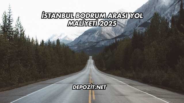 İstanbul Bodrum Arası Yol Maliyeti 2025
